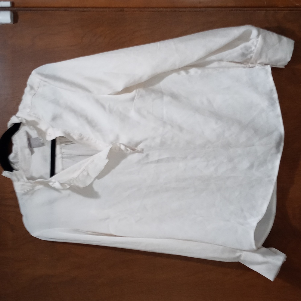 H&M White Blouse Size S